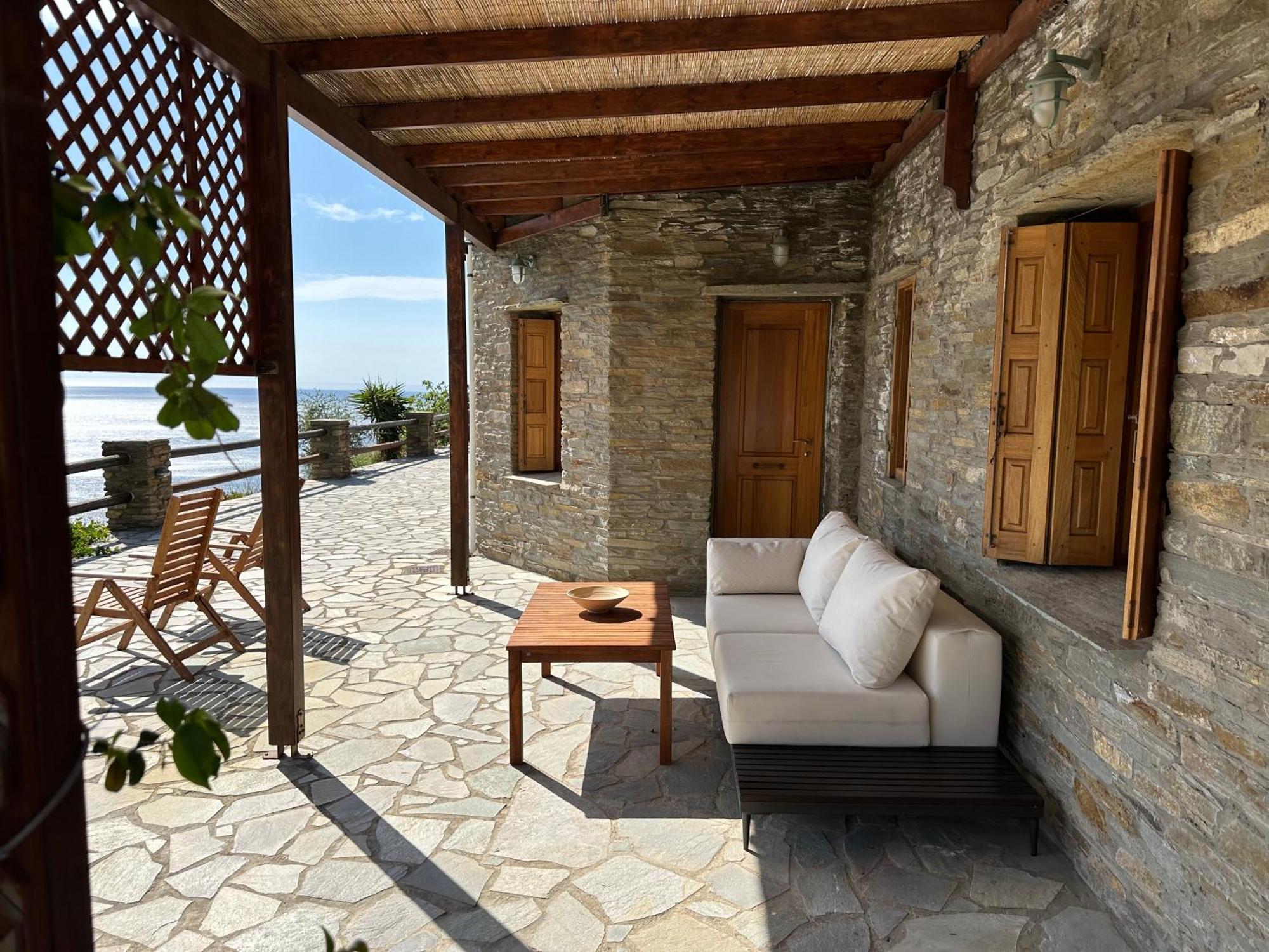 Andros Escape Condos Korthio Esterno foto